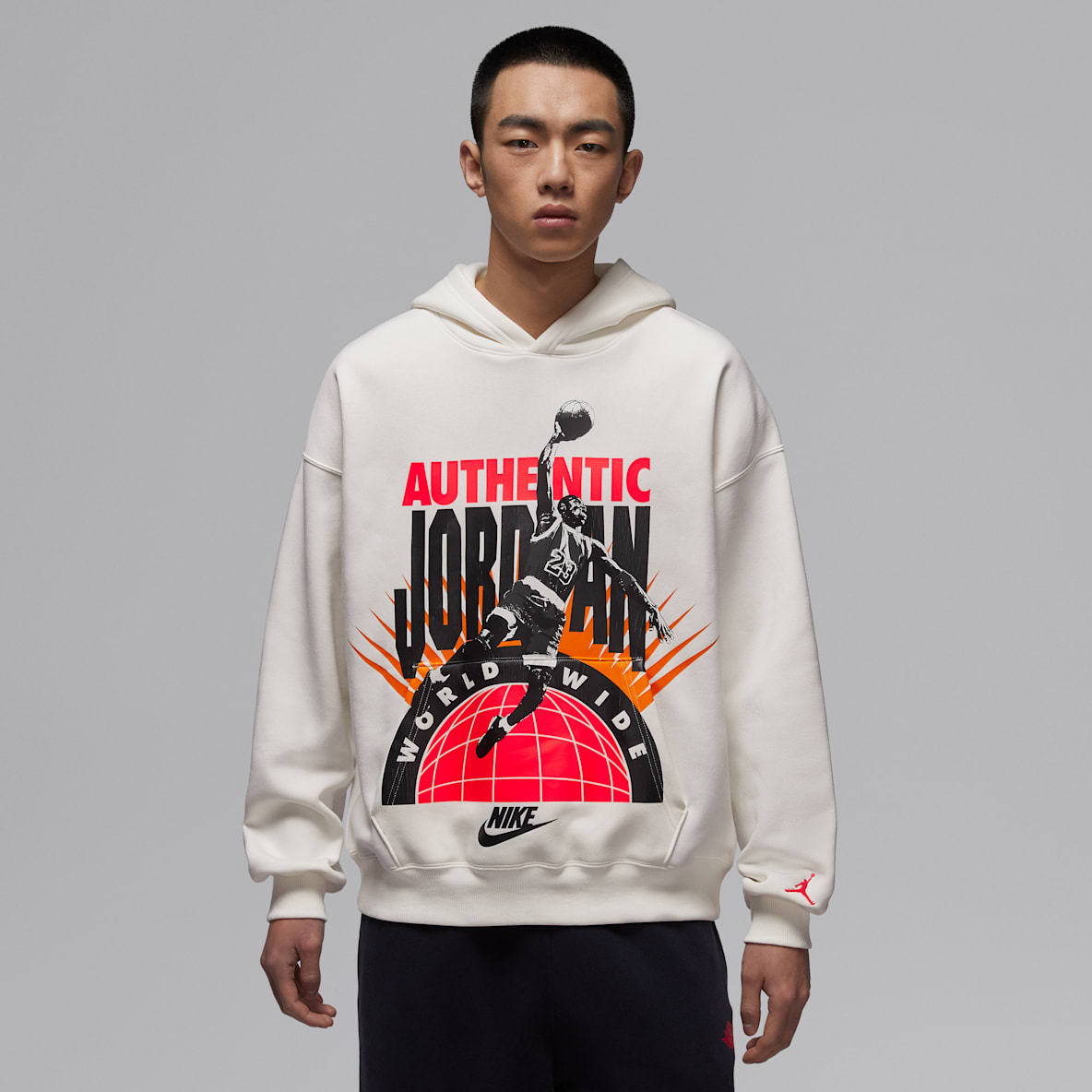 Jordan Brooklyn Fleece 男子加绒套头连帽衫