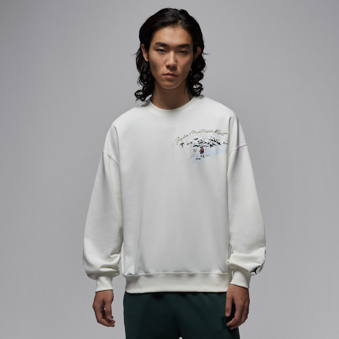 Jordan Brooklyn Fleece Jordan Brooklyn Fleece 圣诞系列男子圆领运动衫