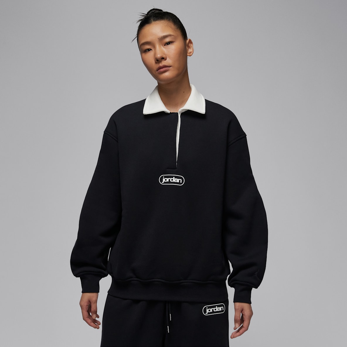 Jordan Flight Fleece 女子加绒橄榄球上衣