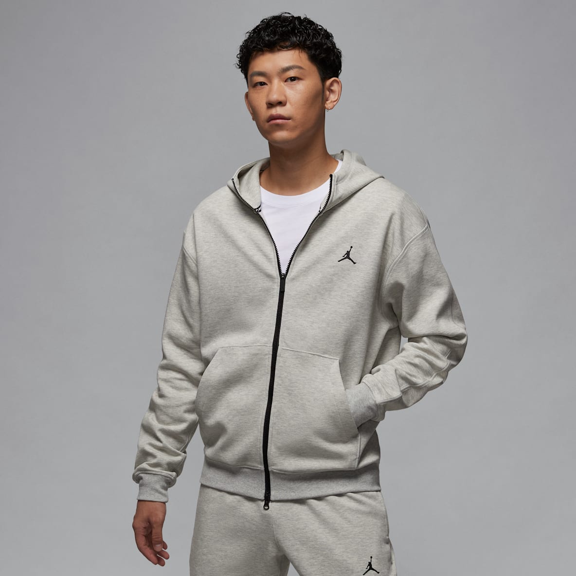 Jordan Sport Hoop Fleece Jordan Sport Hoop Fleece Dri-FIT 男子速干全长拉链开襟连帽衫