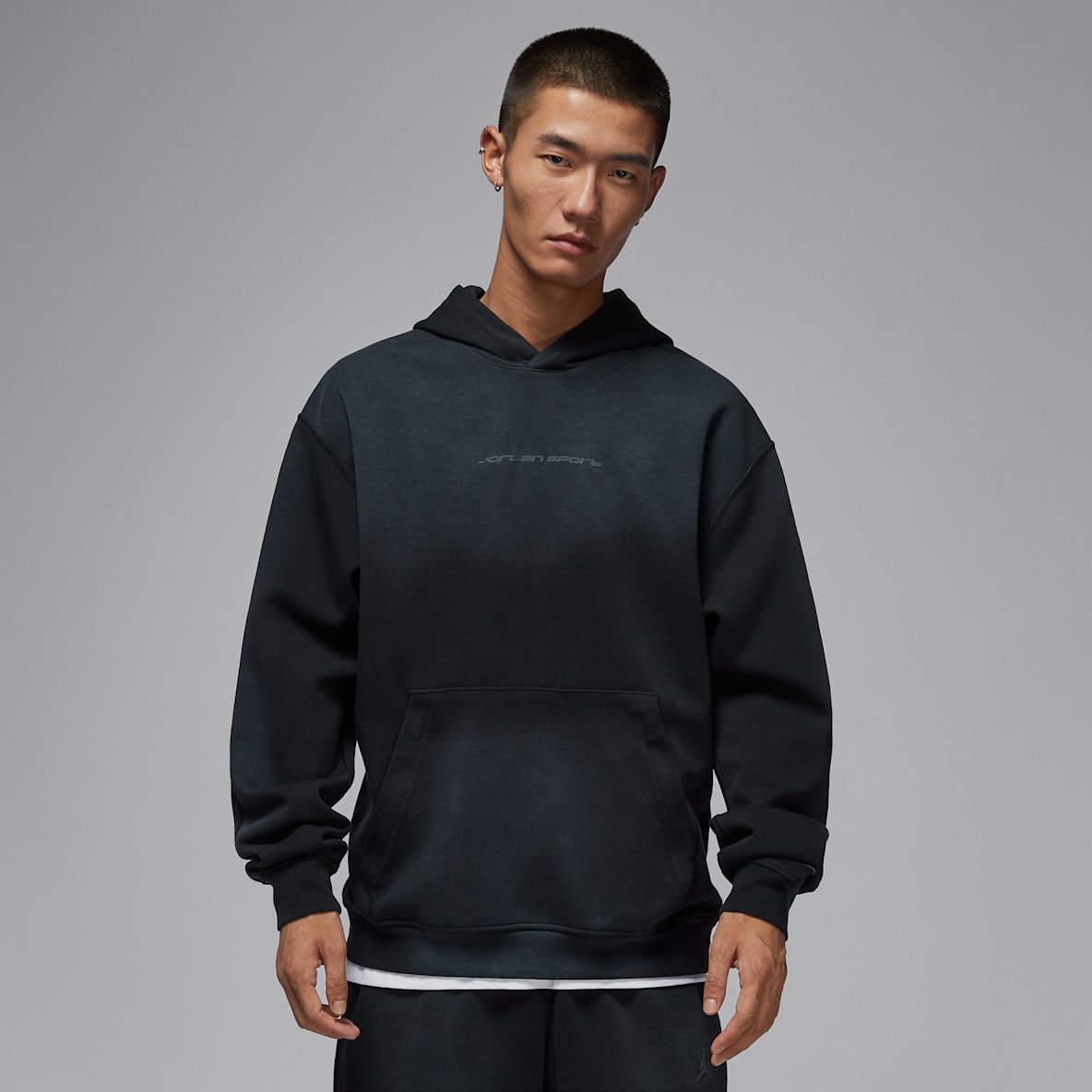 Jordan Sport Hoop Fleece Dri-FIT 男子速干针织套头连帽衫