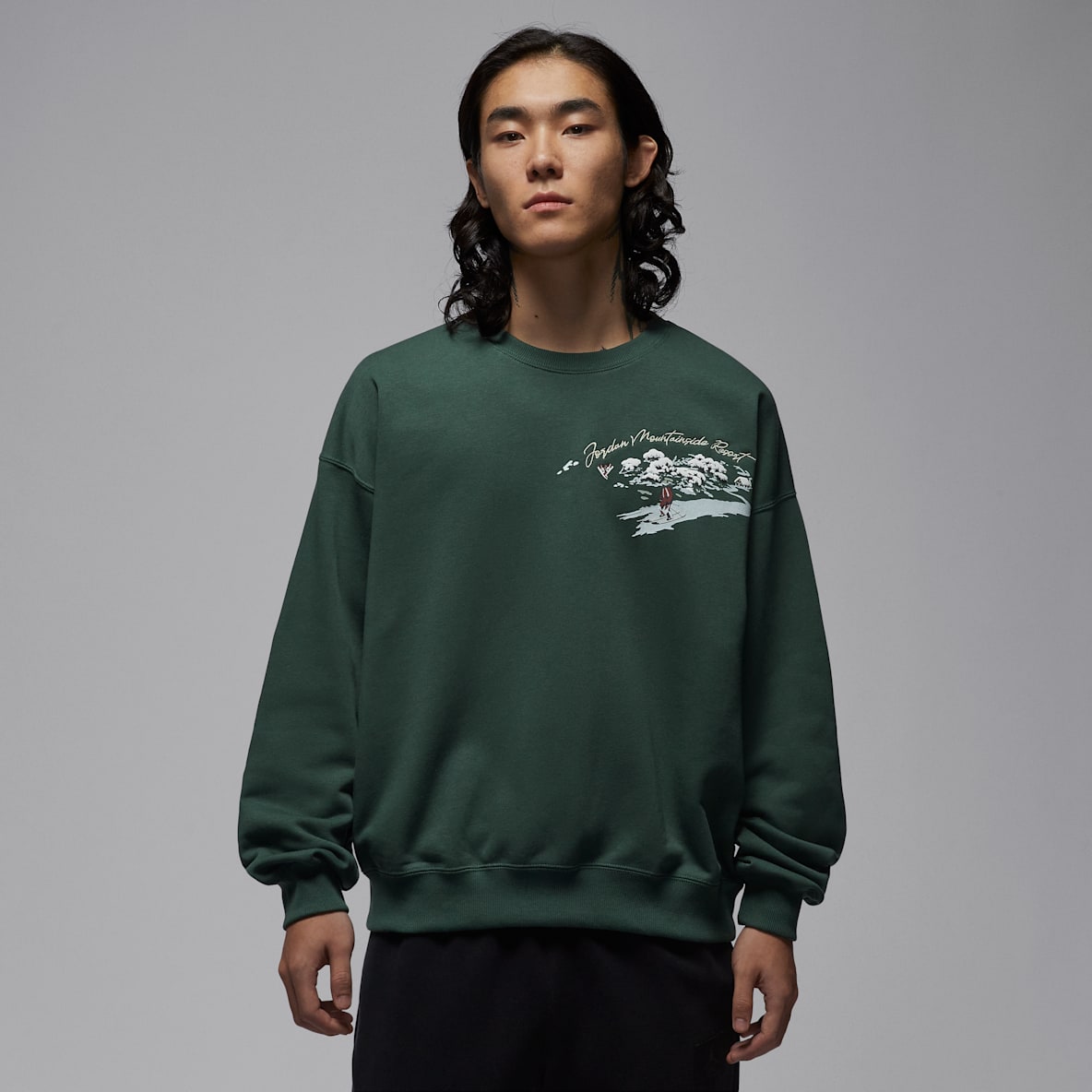 Jordan Brooklyn Fleece 圣诞系列男子圆领运动衫