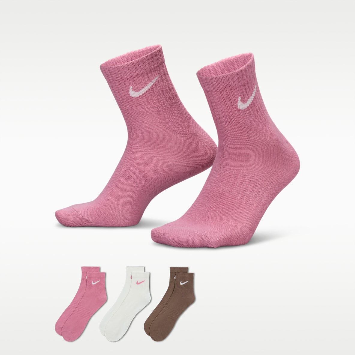 Nike Everyday Lightweight 速干训练短袜（3 双）