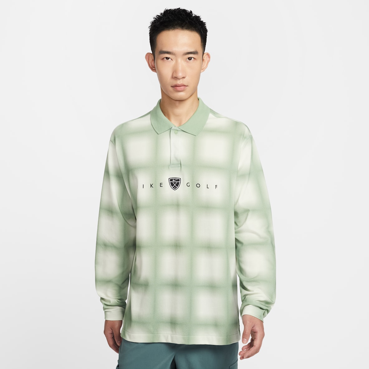 Nike Fairway Fresh Dri-FIT 男子速干宽松长袖高尔夫翻领T恤