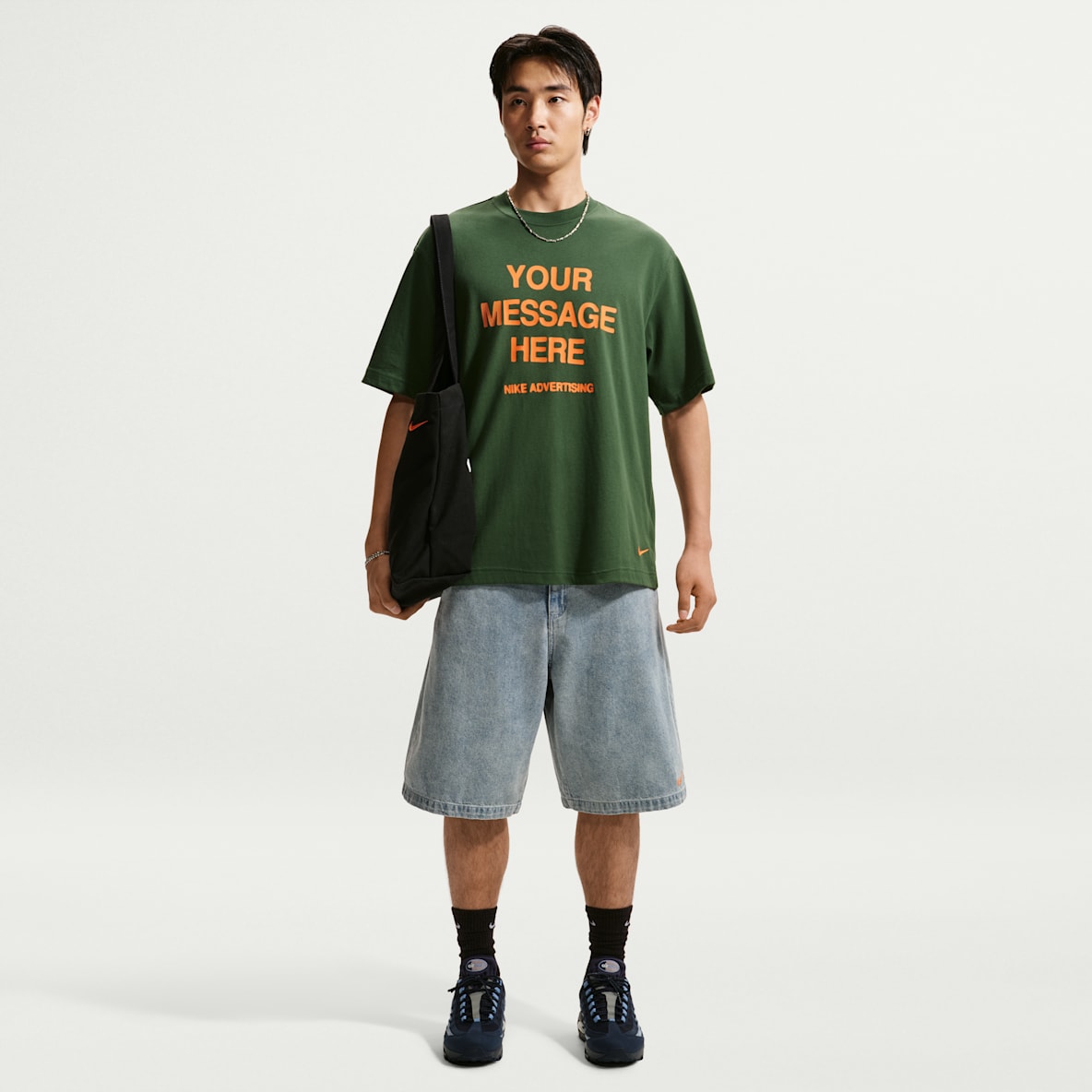 Nike "Your Message Here" 男子牛仔短裤