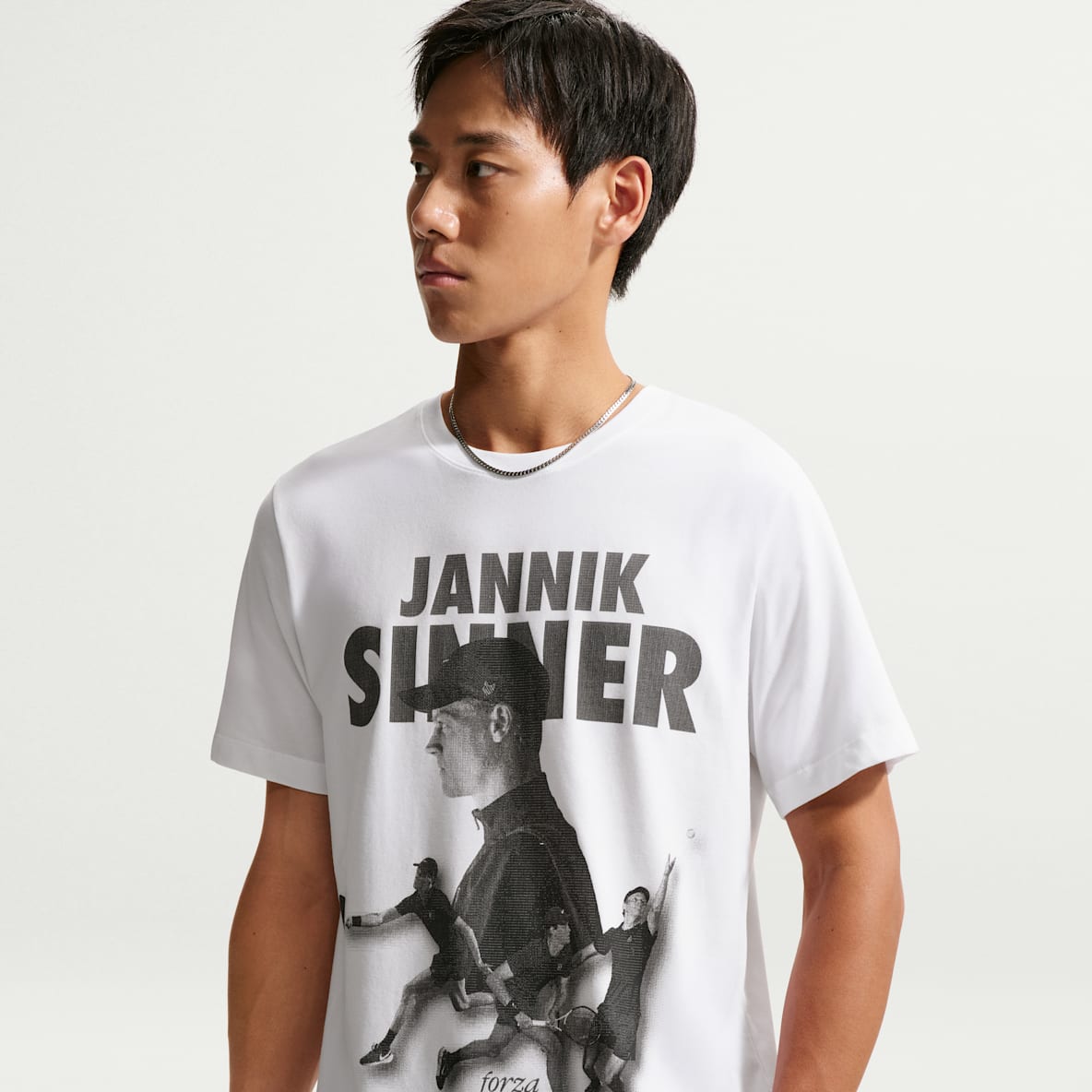 Jannik Sinner NikeCourt Dri-FIT 扬尼克·辛纳男子速干印花短袖网球T恤