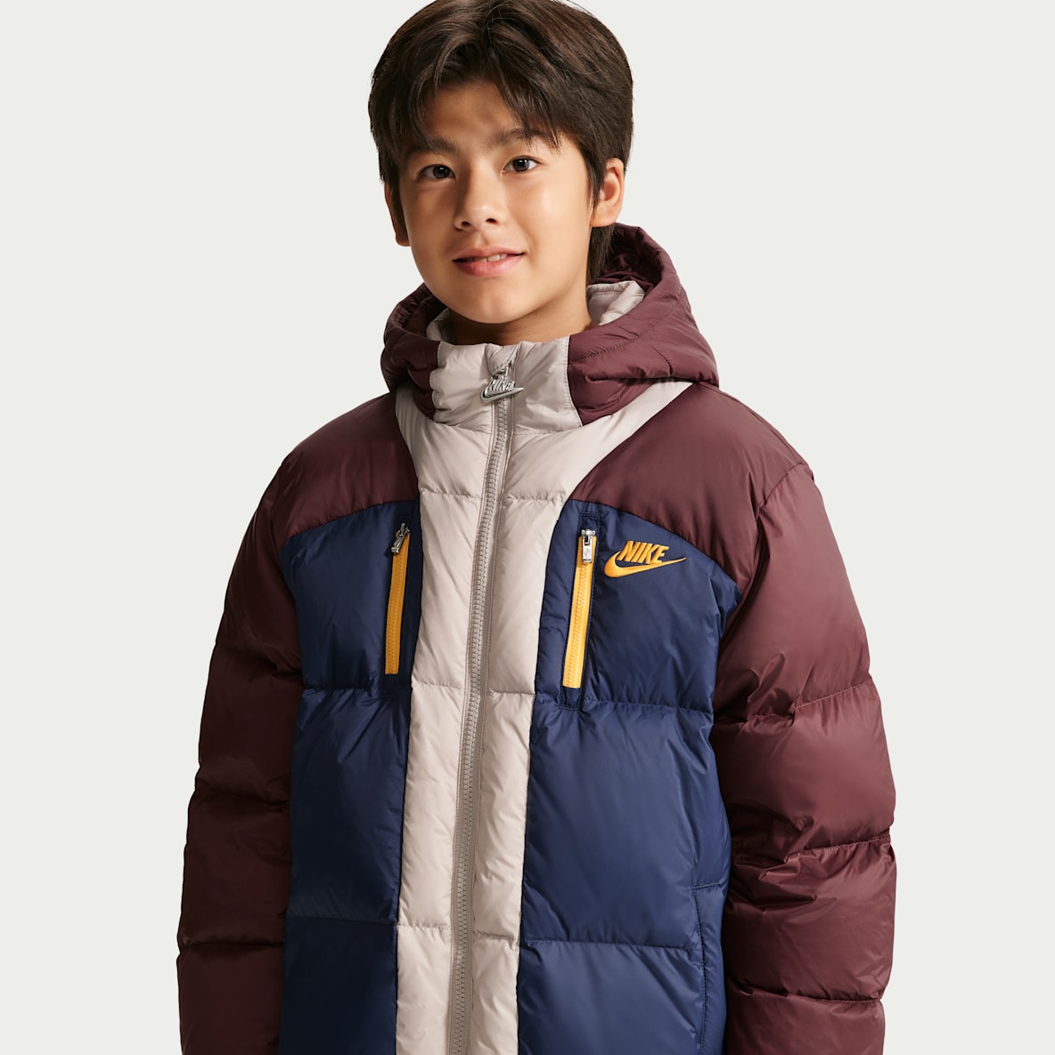 Nike 大童撞色户外羽绒夹克