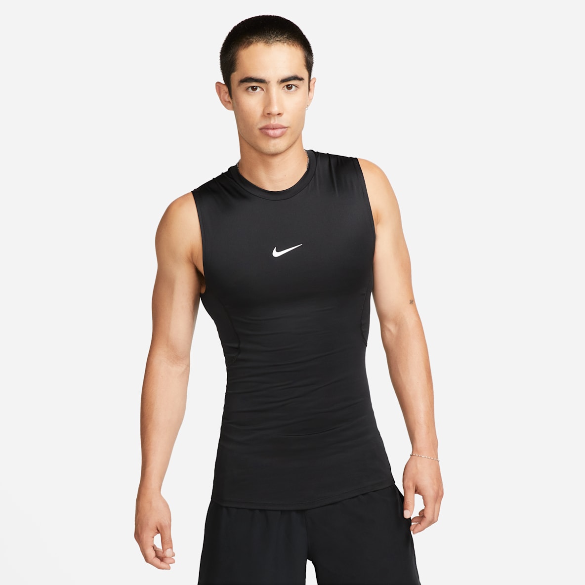 Nike Pro Dri-FIT 男子速干紧身无袖训练上衣