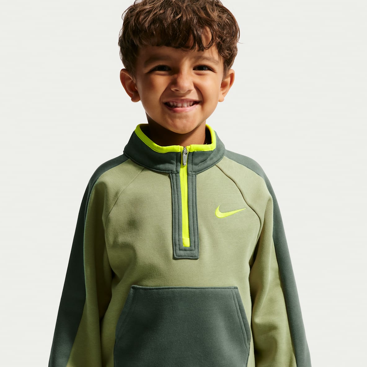 Nike Little Creators 婴童半长拉链开襟加绒上衣