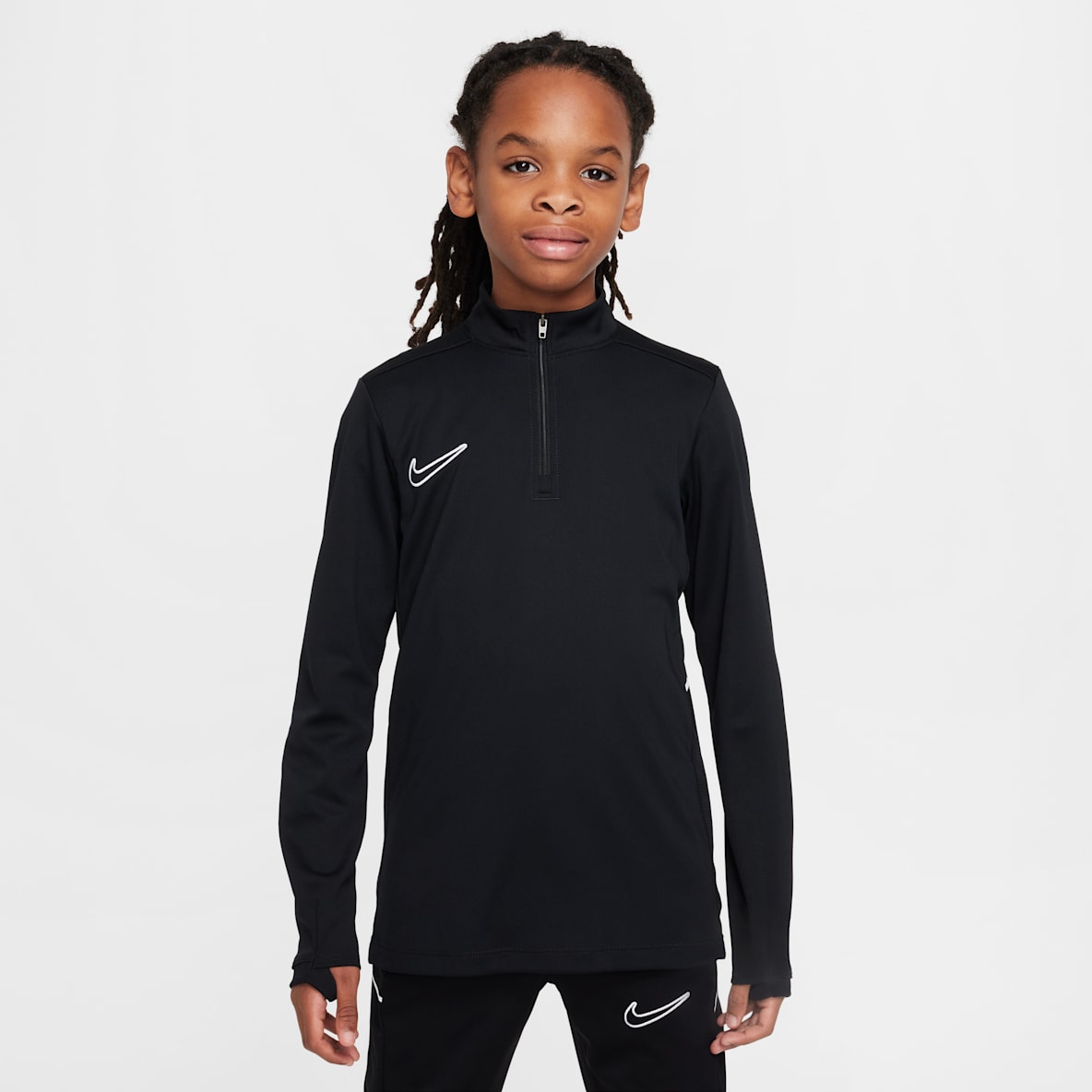 Nike Academy Dri-FIT 大童速干长袖 1/4 拉链开襟足球训练上衣