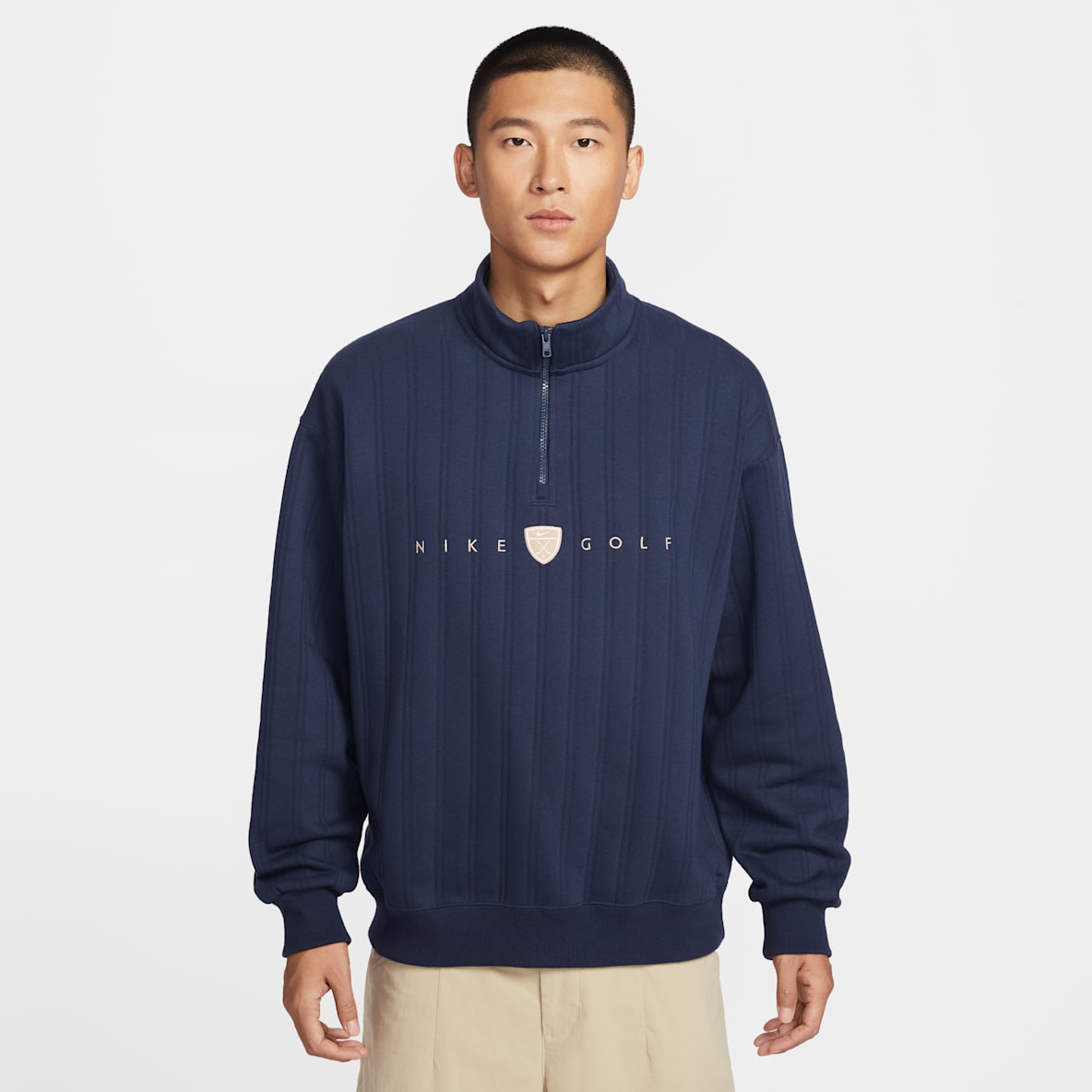 Nike Fairway Fresh Therma-FIT 男子 Oversize 风高尔夫加绒上衣