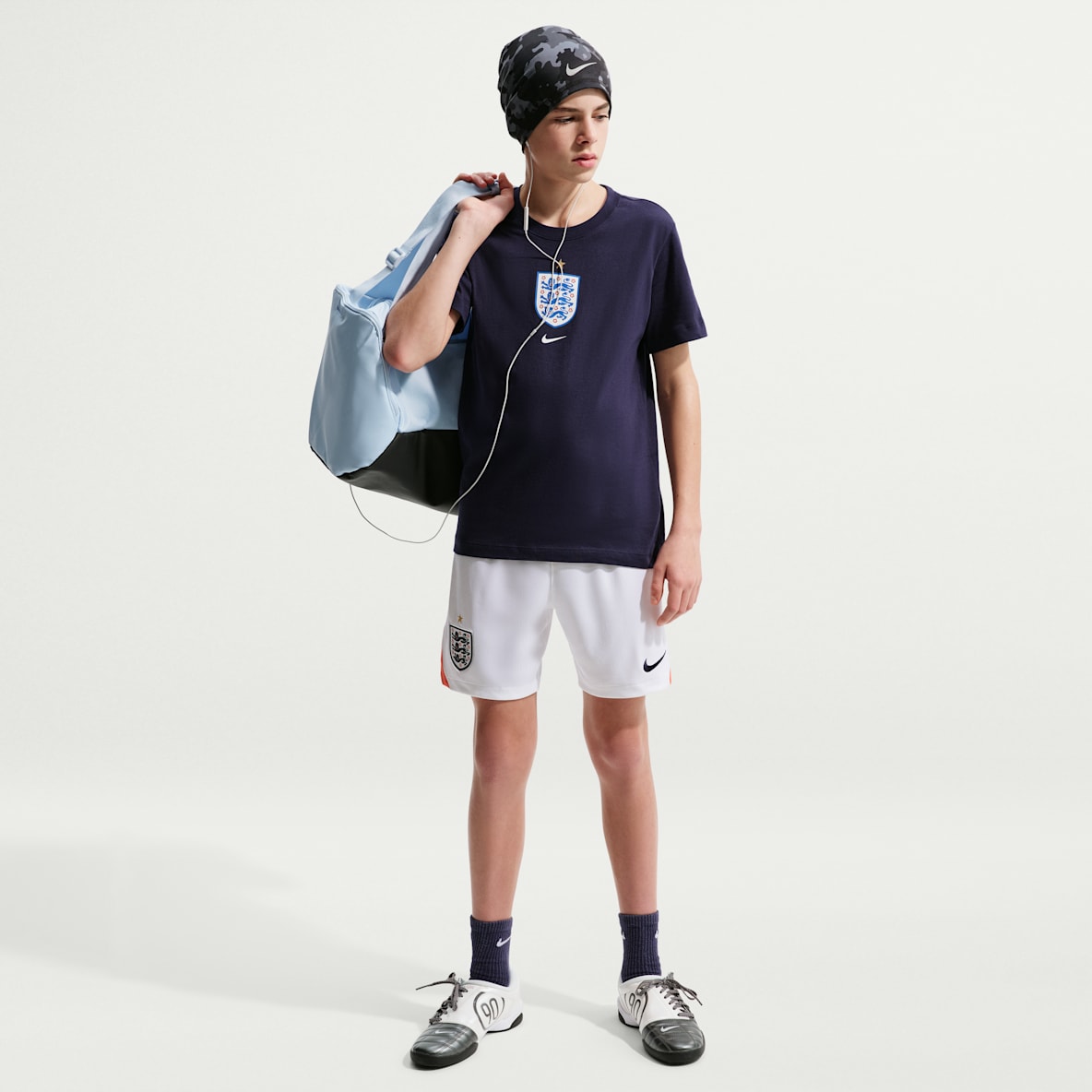 2026 赛季英格兰队主场球迷版 Nike Dri-FIT 大童速干足球短裤