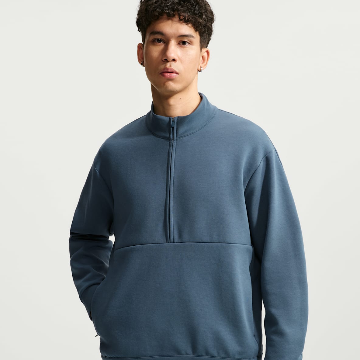 Nike 24.7 ImpossiblySoft Dri-FIT 超感柔软 男子速干半长拉链开襟上衣