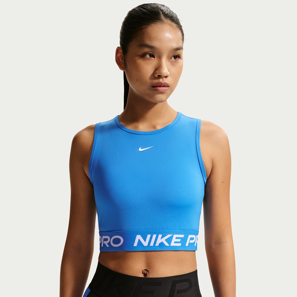 Nike Pro Dri-FIT 女子透气速干训练短款紧身背心