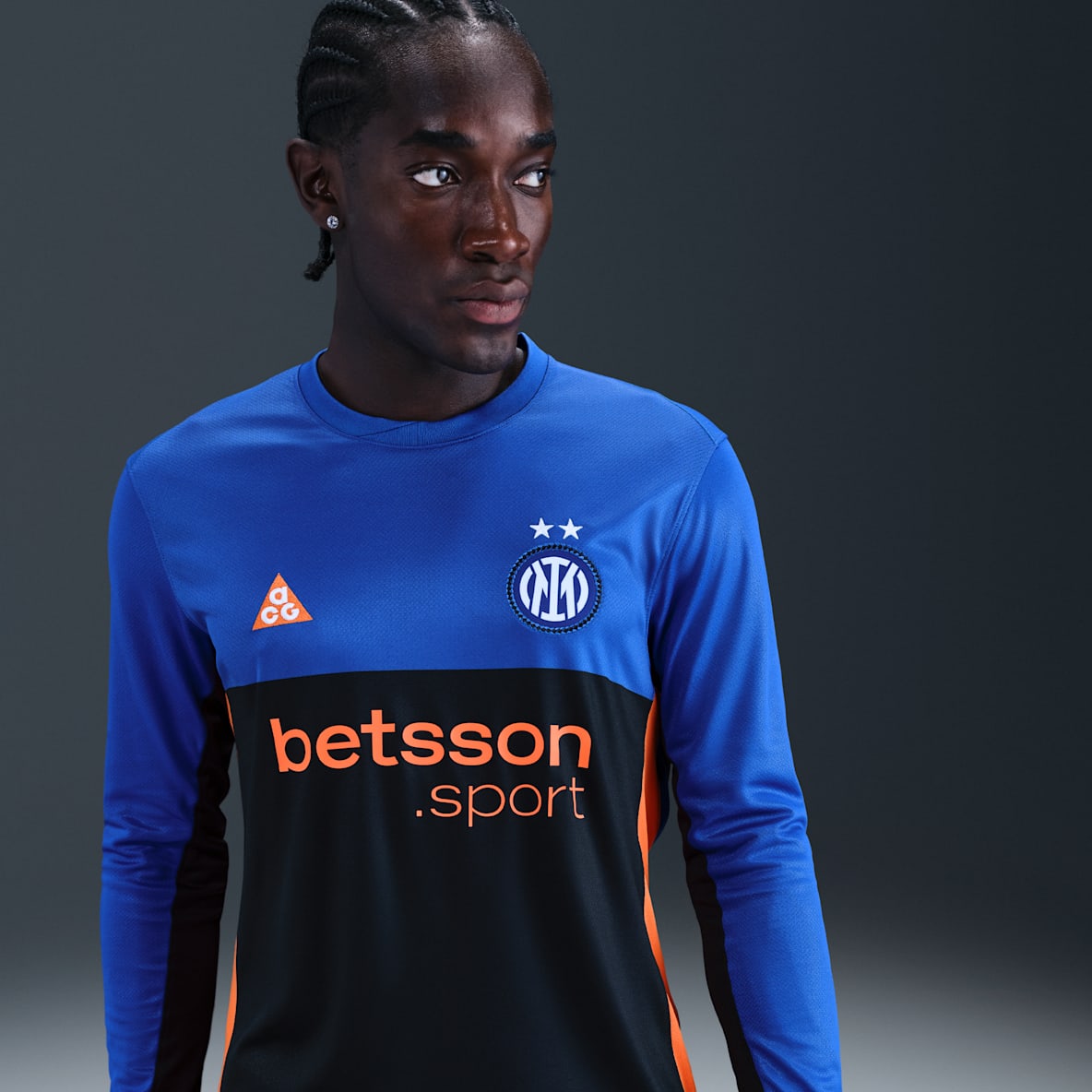 2026 赛季国际米兰 x ACG SE 球迷版 Nike Dri-FIT 男子速干长袖足球球衣