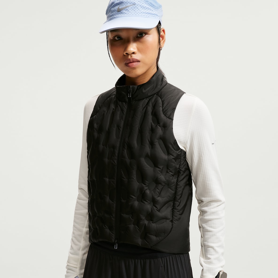 Nike AeroLoft Therma-FIT ADV Repel 女子拒水羽绒拼接跑步马甲