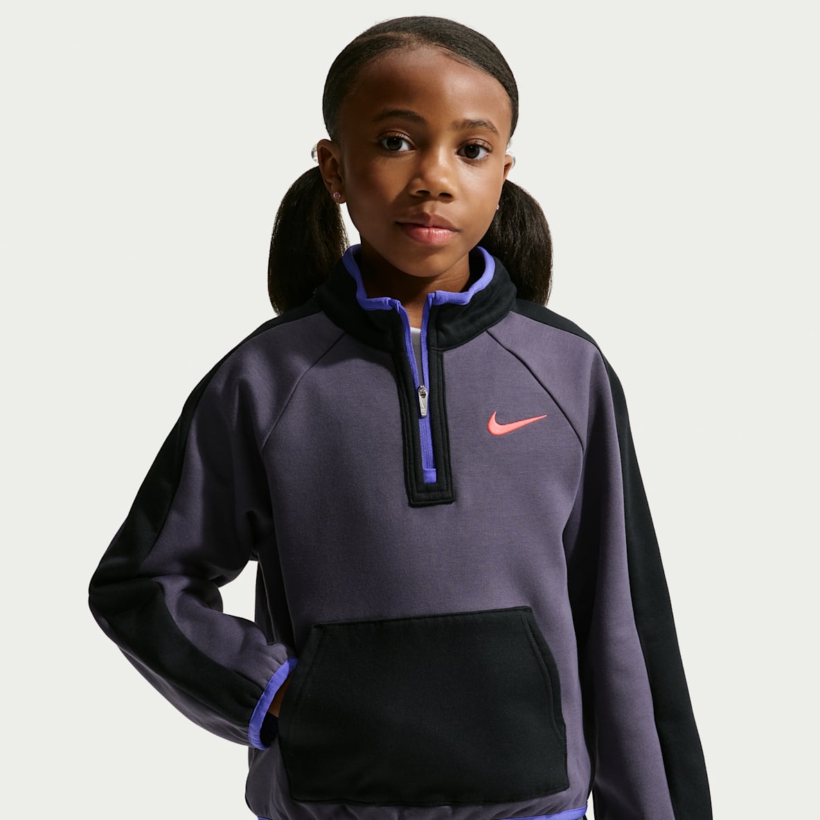 Nike Little Creators 幼童半长拉链开襟加绒上衣