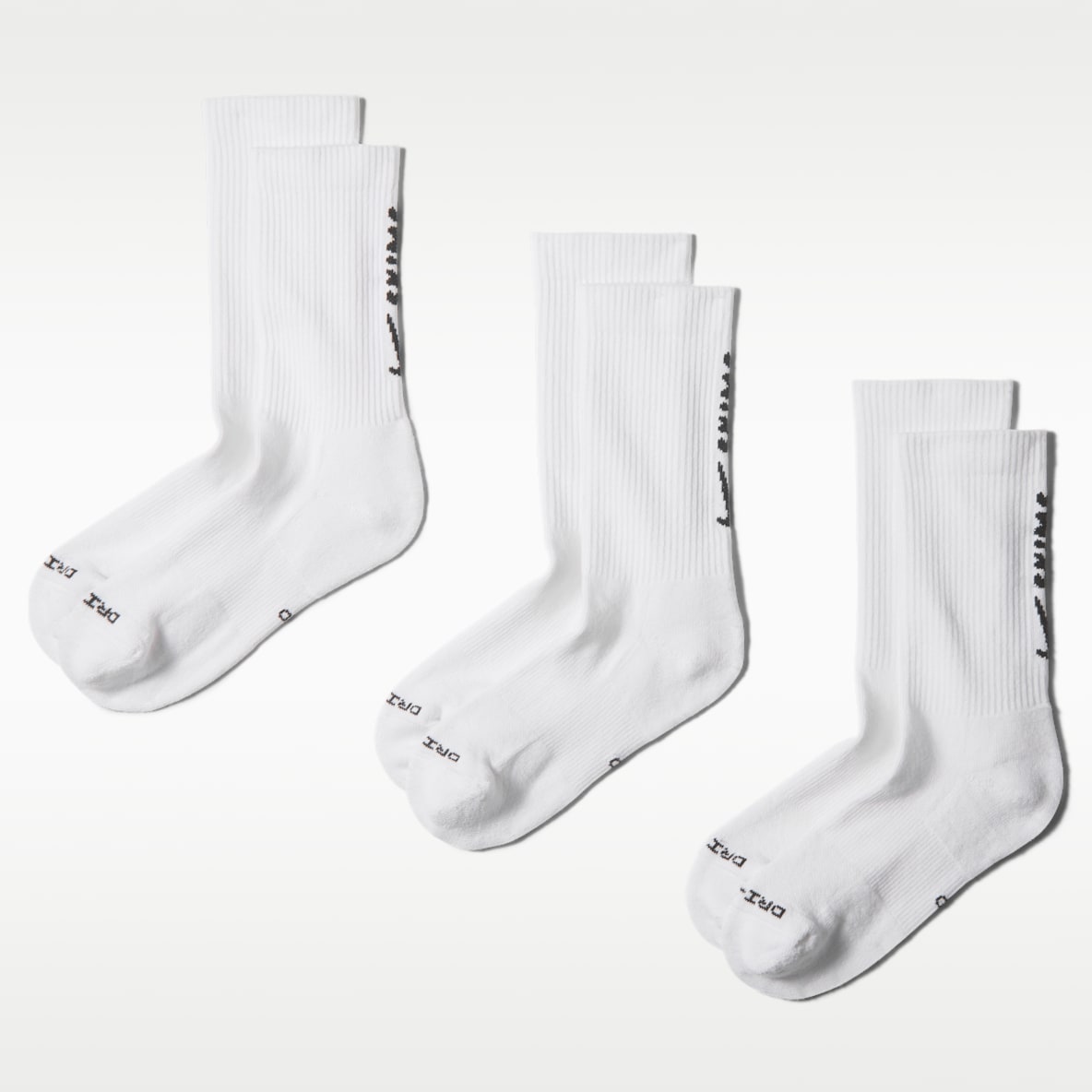 NikeSKIMS Dri-FIT 女子速干中筒运动袜(3 双)