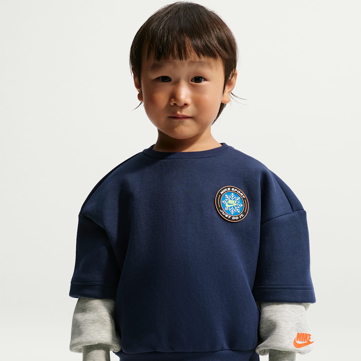 Nike Snow Motion 婴童假两件式圆领上衣