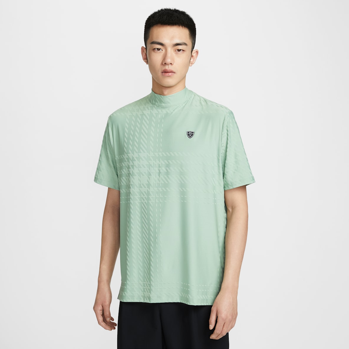 Nike Tartan Dri-FIT 男子速干高尔夫短袖上衣