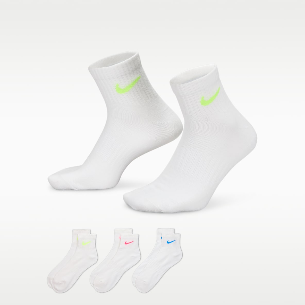Nike Everyday Lightweight 速干训练短袜（3 双）