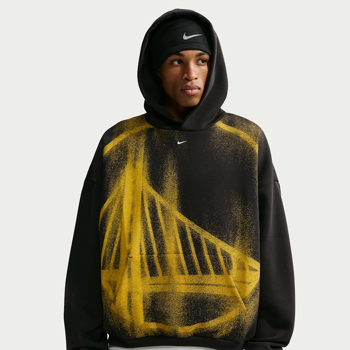 金州勇士队 Standard Issue Nike NBA 队之魂系列男子加绒篮球连帽衫