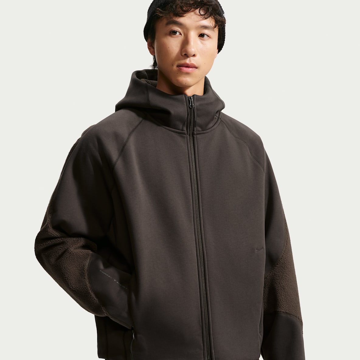 Nike Tech Boreas Therma-FIT 男子加绒全长拉链开襟连帽衫