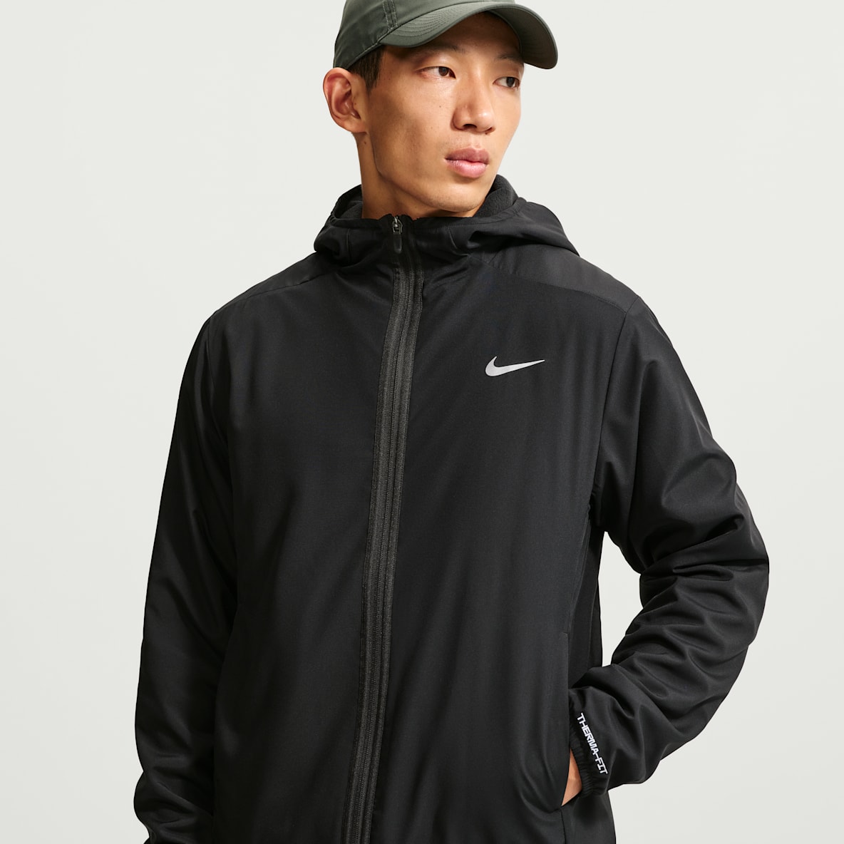 Nike Form Therma-FIT 男子摇粒绒里料百搭连帽梭织夹克