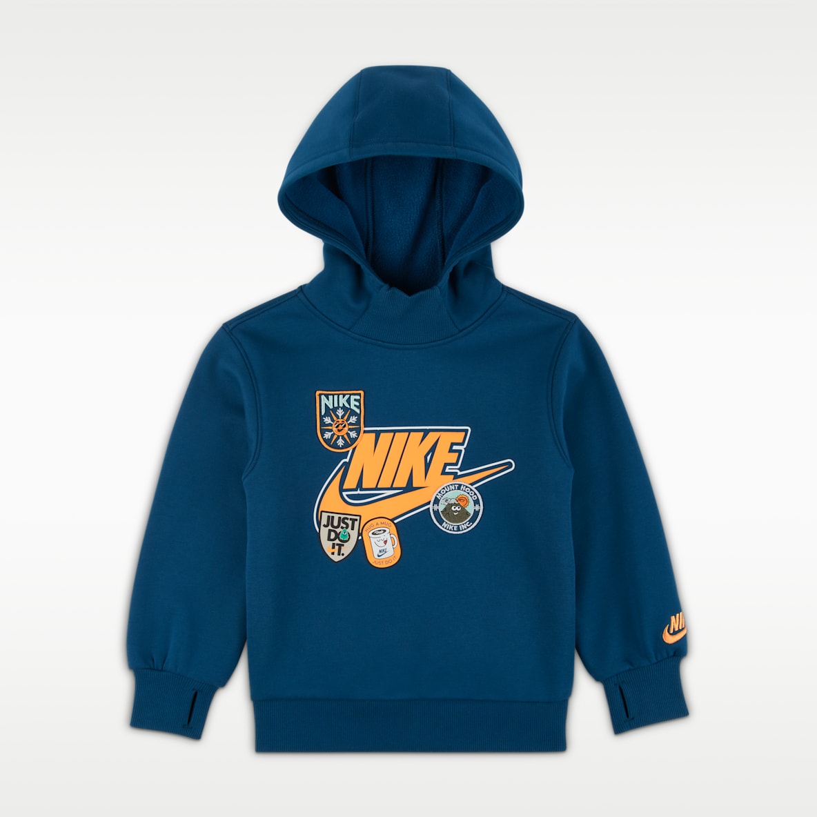 Nike 幼童加绒套头连帽衫