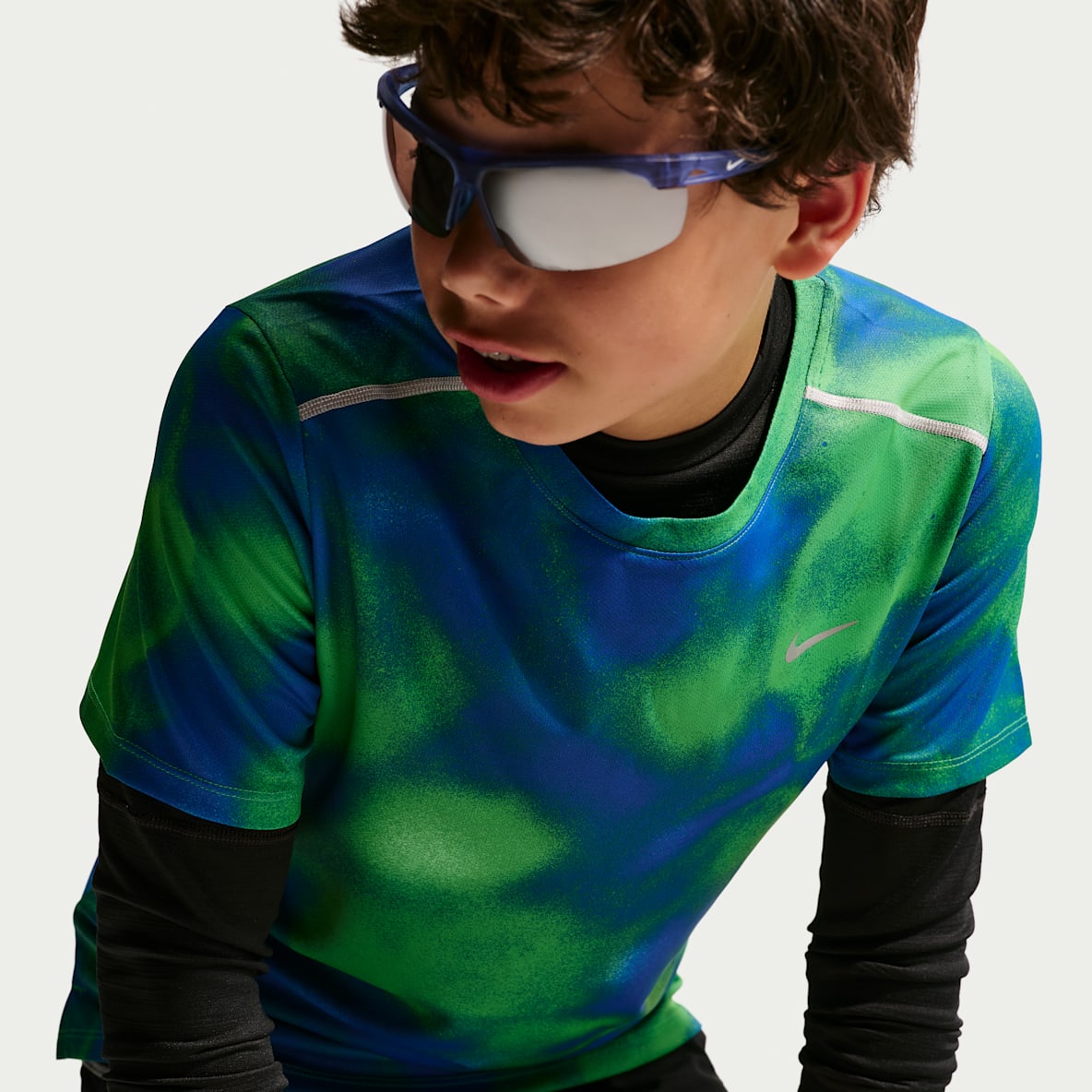 Nike Miler Dri-FIT 大童速干短袖跑步上衣