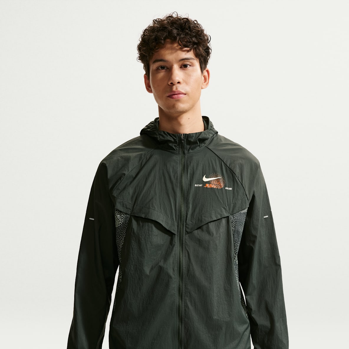 Nike Stride Repel 男子拒水跑步夹克防晒衣皮肤衣