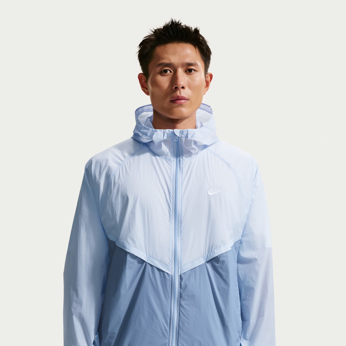 Nike Windrunner 男子无衬里全长拉链开襟夹克防晒衣皮肤衣