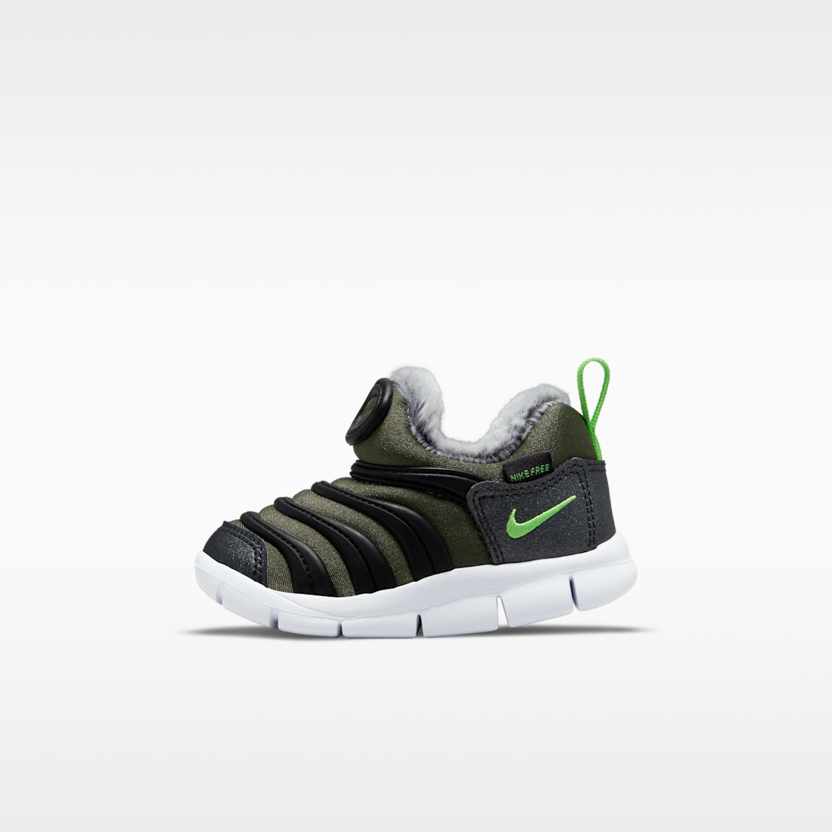 Nike Dynamo Free SE 耐克毛毛虫婴童毛绒运动鞋