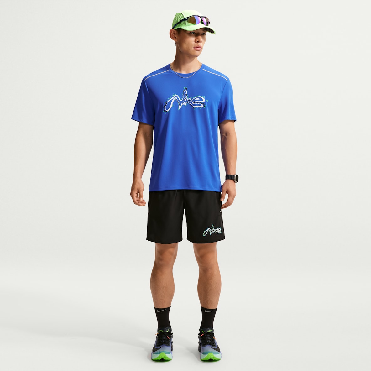 Nike Miler Dri-FIT 男子速干跑步短裤(无衬裤)