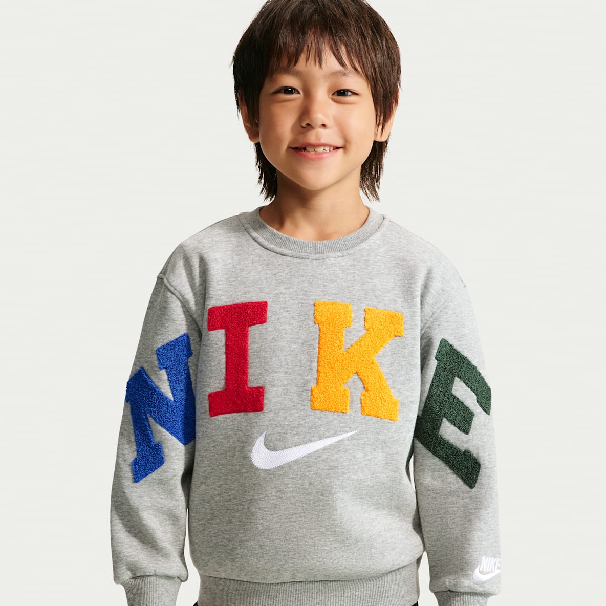Nike Club 幼童加绒圆领上衣