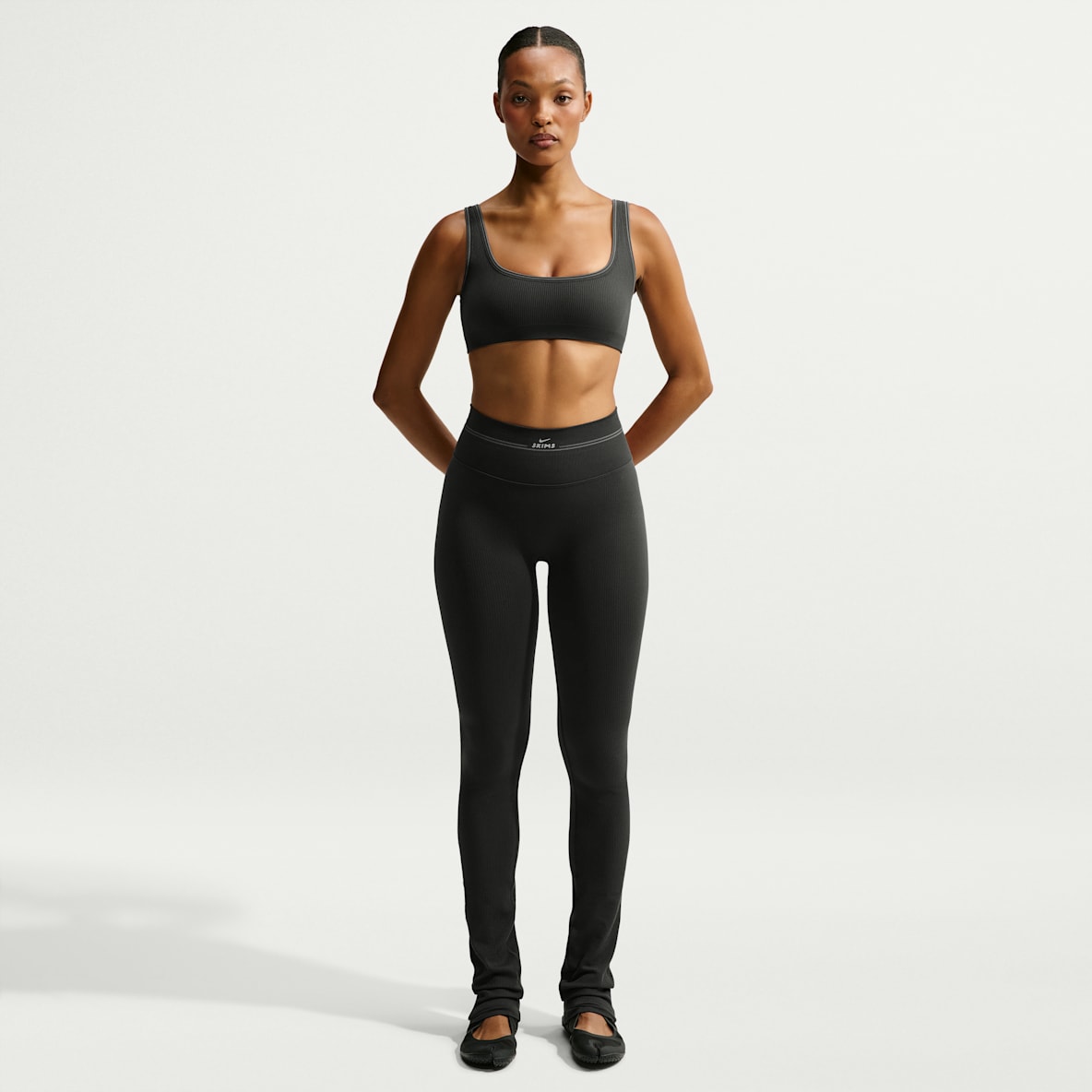 NikeSKIMS Ribbed 女子直筒紧身裤