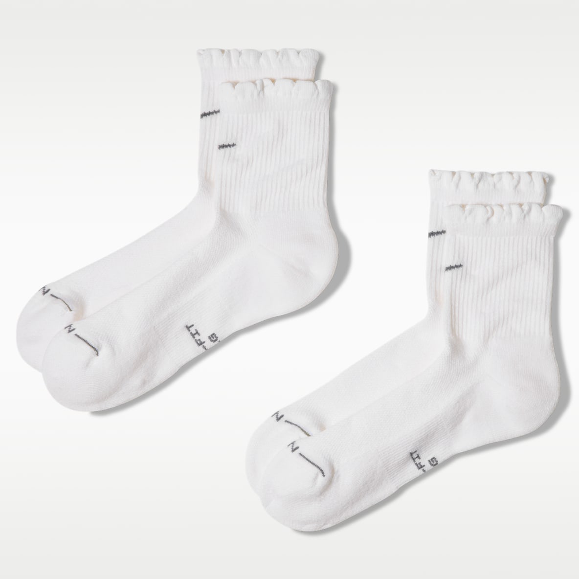 Nike Everyday Elevated 速干半中筒运动袜（2 双）