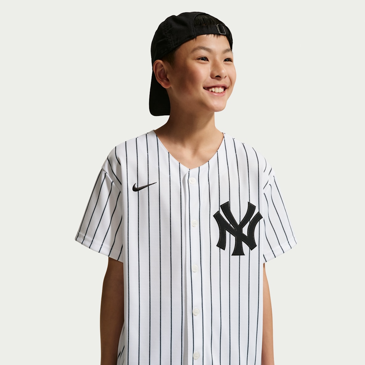 纽约洋基队主场 Nike MLB 大童(男孩)短袖棒球球衣