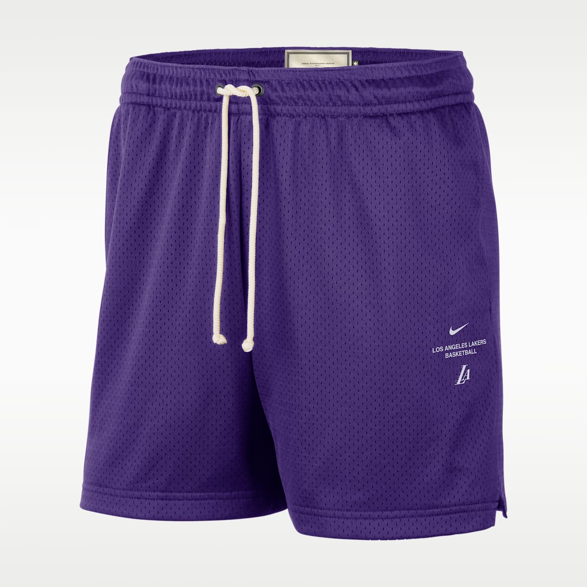 洛杉矶湖人队 Standard Issue Nike Dri-FIT NBA 队之魂系列男子速干篮球网眼布短裤