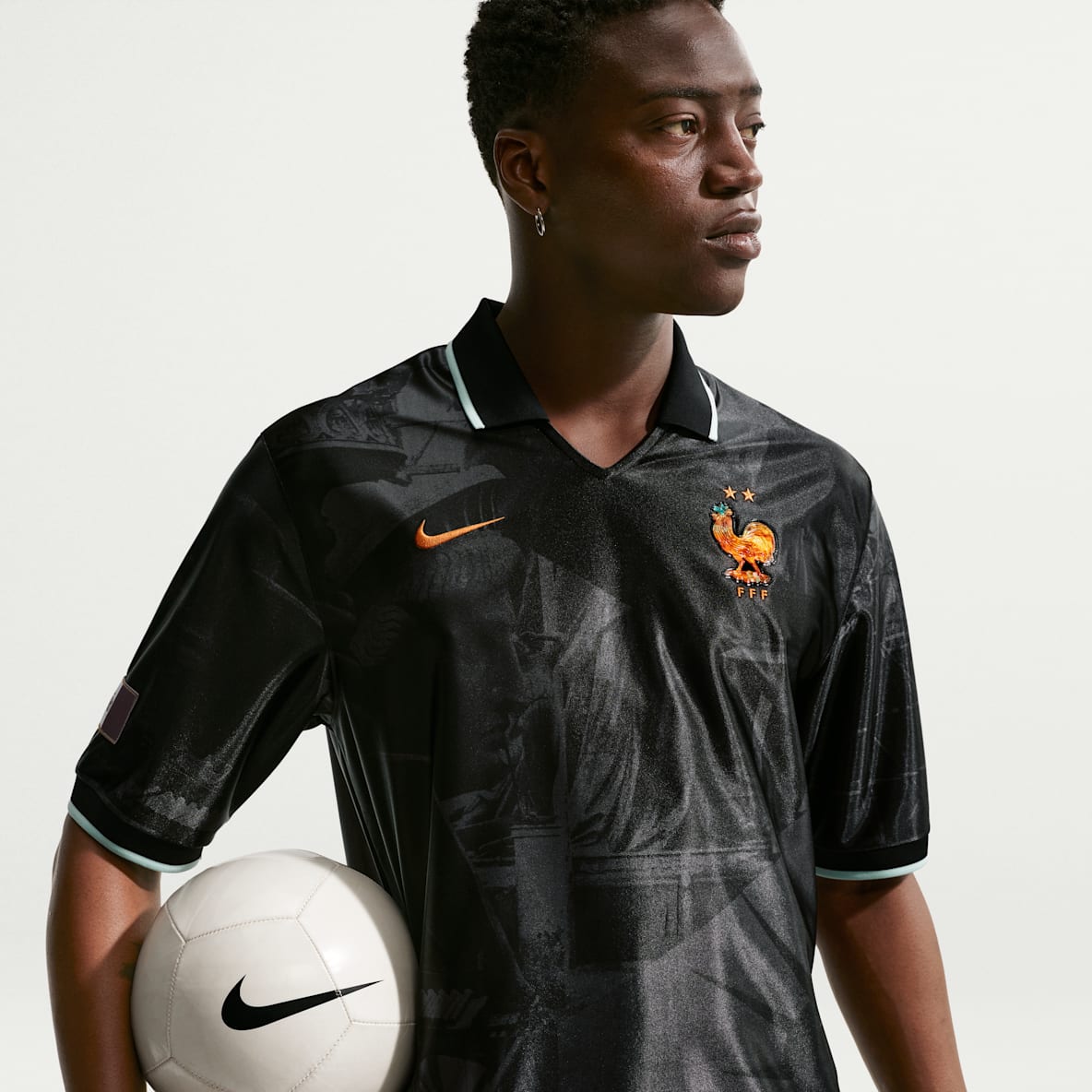 法国队 Energy Nike Dri-FIT 男子速干短袖足球上衣