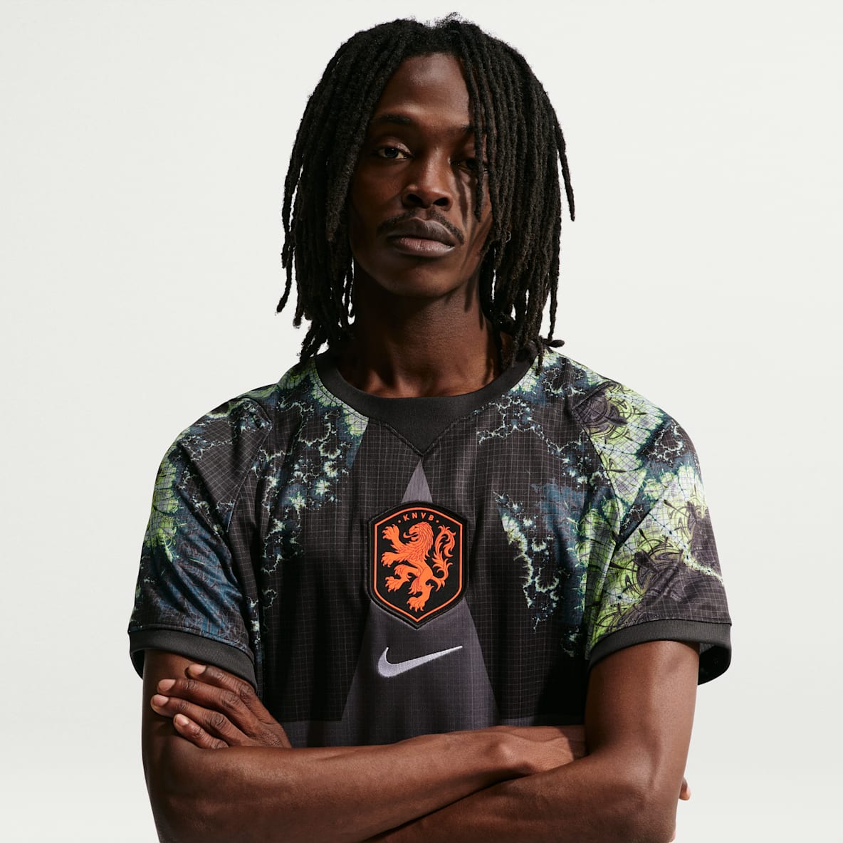 2026 赛季荷兰队守门员球迷版 Nike Dri-FIT 男子速干短袖足球球衣