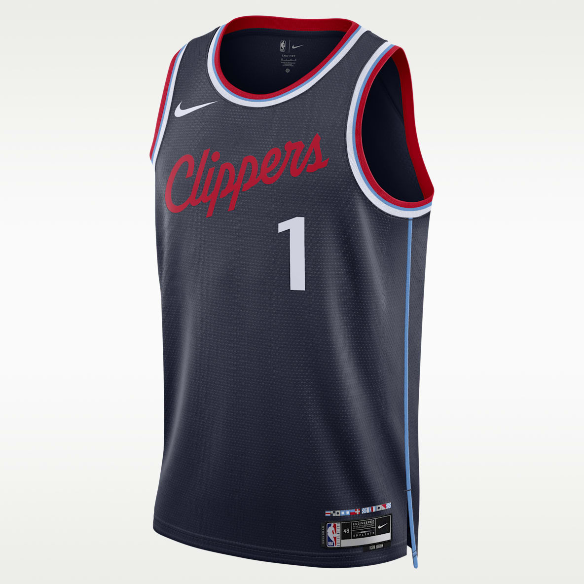 2024/25 赛季洛杉矶快船队詹姆斯·哈登 (James Harden)  Icon Edition Nike Dri-FIT NBA Swingman Jersey 男子速干球衣