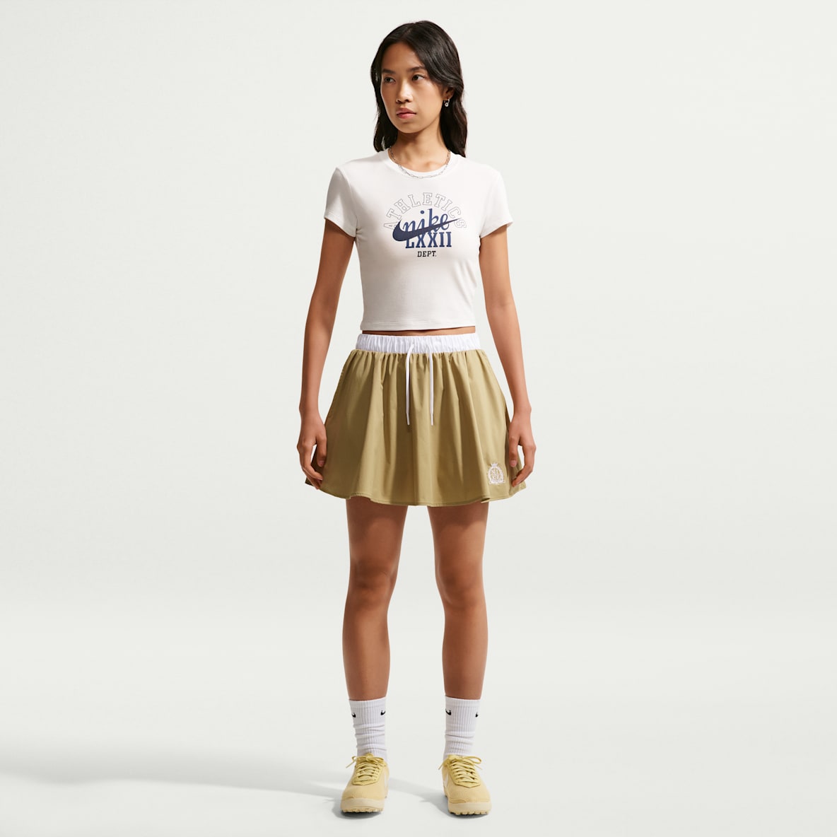 Nike Sportswear 女子中腰府绸半身裙