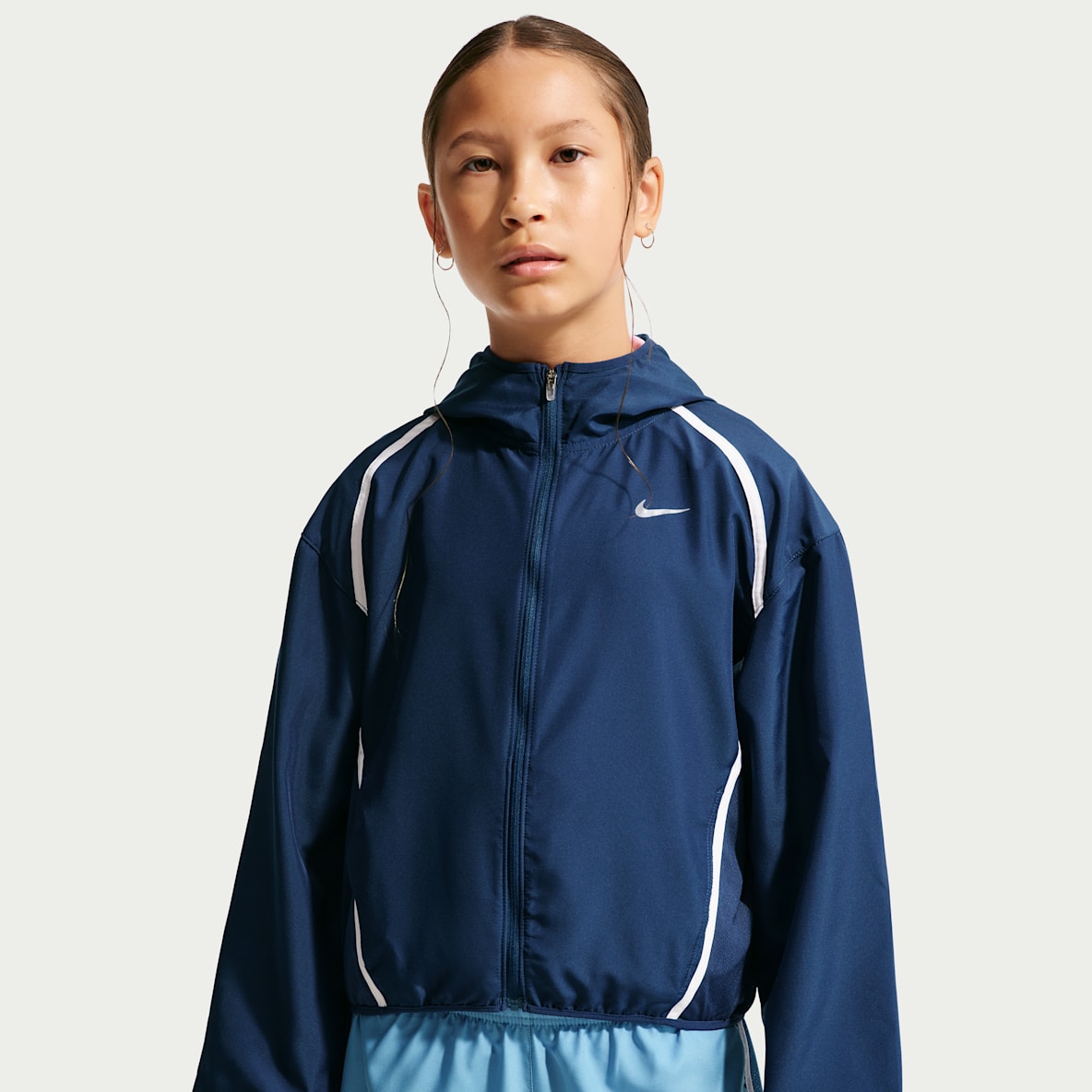 Nike Tempo Repel 大童（女孩）拒水跑步夹克