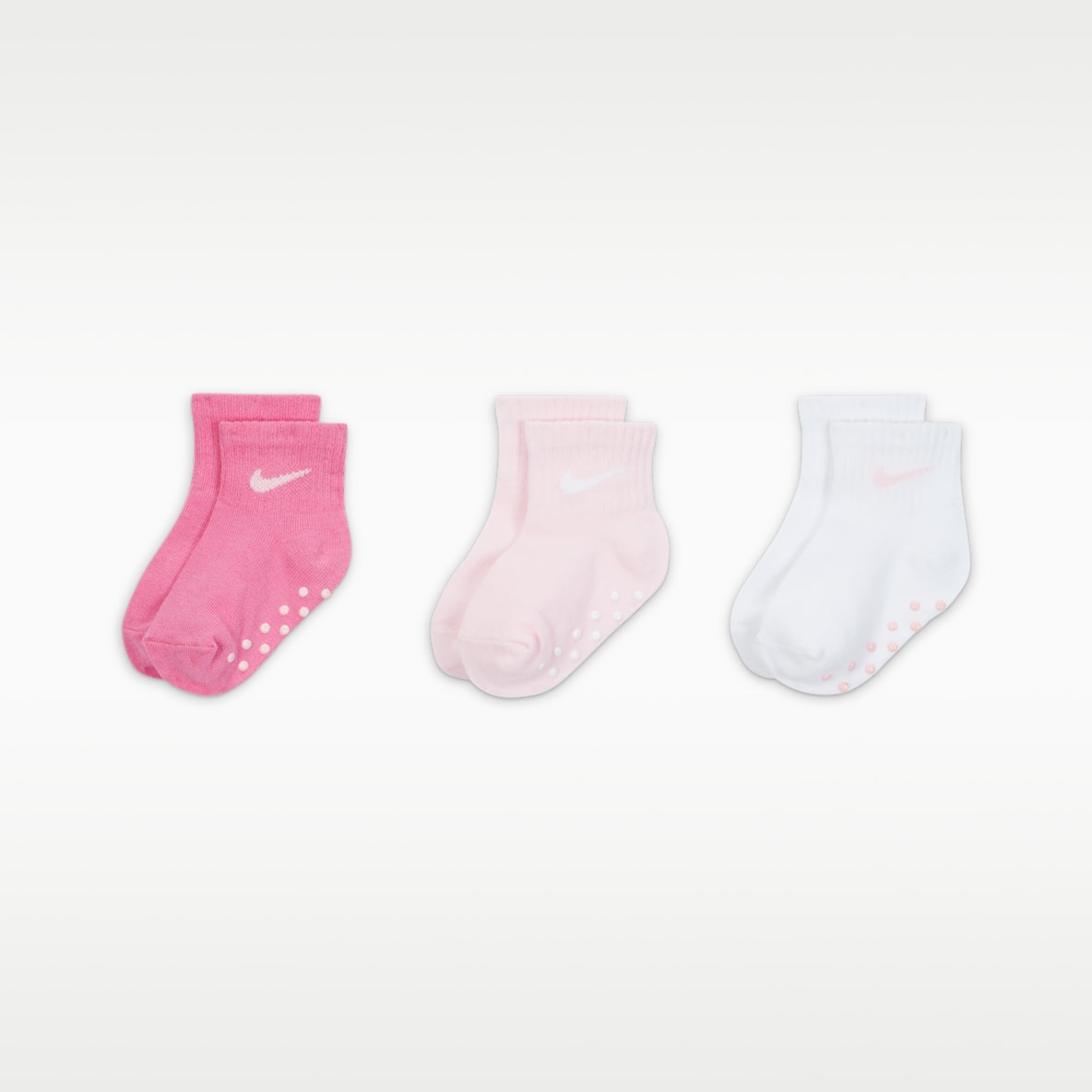 Nike Core Swoosh 婴童运动短袜(3 双)