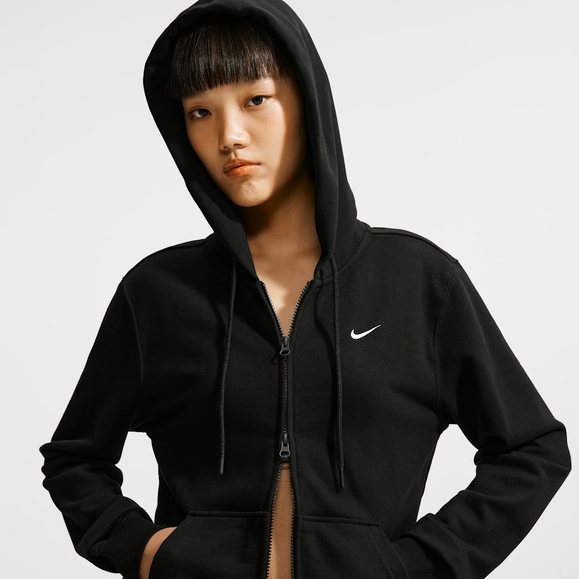 Nike Studio Fleece Lightweight "French Terry" 女子低克重法式毛圈全长拉链开襟连帽衫