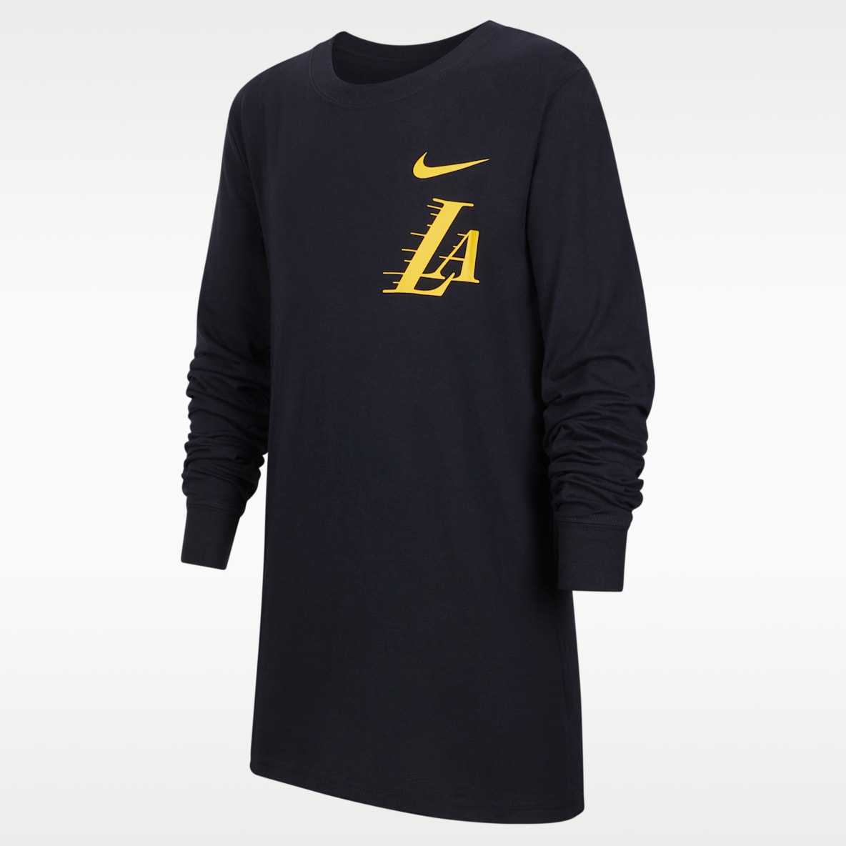 洛杉矶湖人队 City Edition 洛杉矶湖人队 City Edition Nike 大童(男孩)长袖T恤