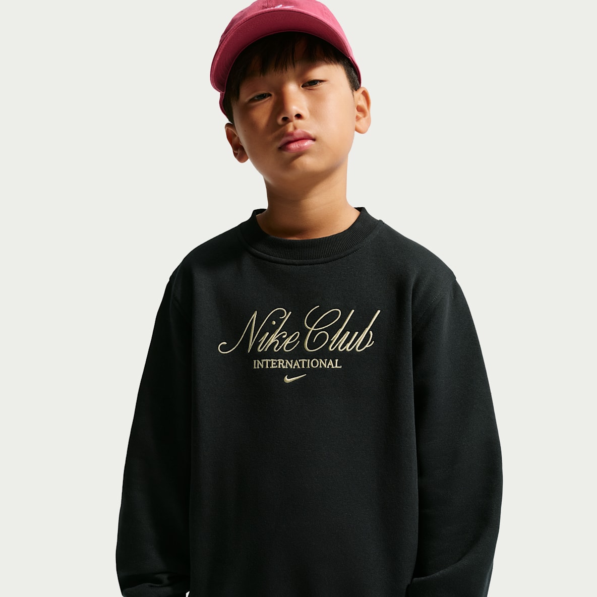 Nike Sportswear 大童加绒圆领运动衫