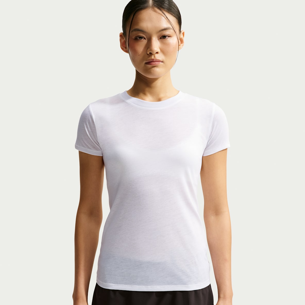NikeSKIMS Performance Cotton Blend 女子速干短袖上衣