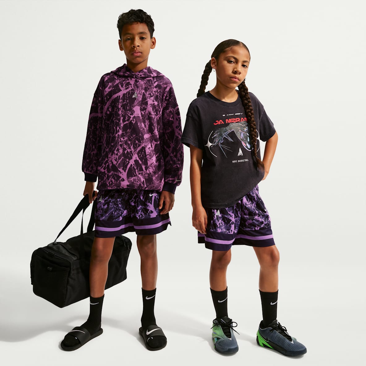 Ja Dri-FIT 莫兰特大童速干篮球短裤
